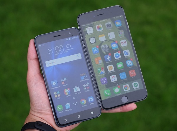 Asus Zenfone 3 đọ dáng cùng iPhone 6 Plus