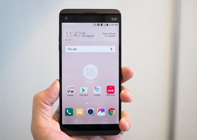 Độ phân giải màn hình LG V20 cán mức 2K