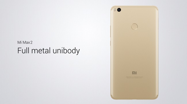 Thiết kế Xiaomi Mi Max 2