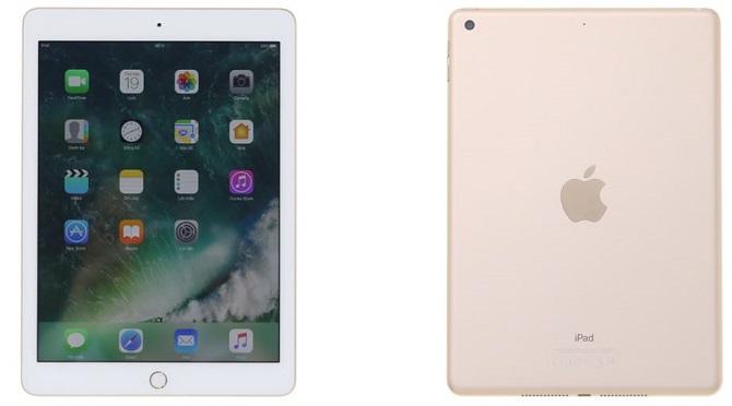 Tổng thể thiết kế iPad 2017 Cũ