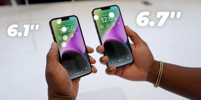 iPhone 14" screen