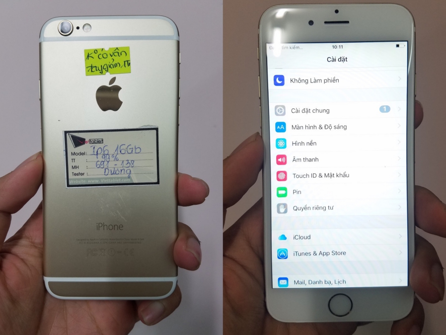 iPhone 6 mất vân tay tại Viettablet