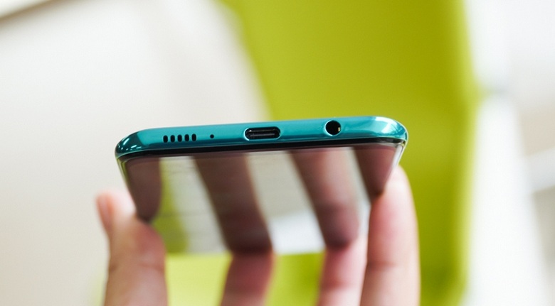 cạnh dưới của Samsung A50s công ty
