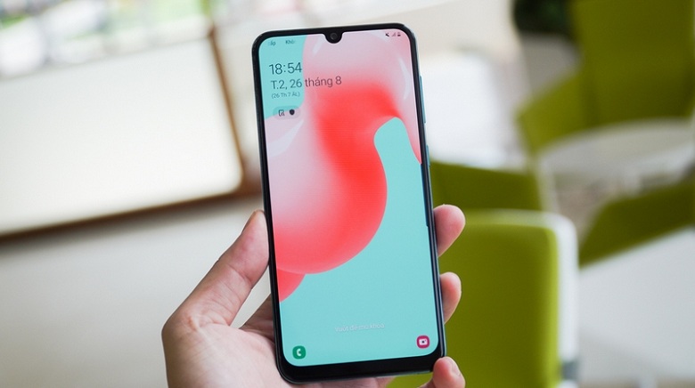 màn hình Galaxy A50s: Sắc nét