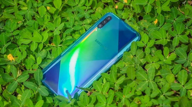 thiết kế Samsung Galaxy A50s chính hãng