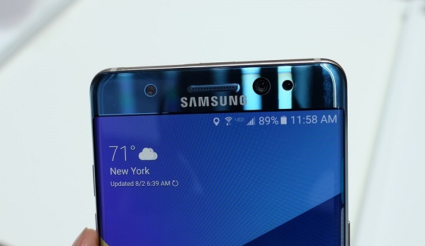 Samsung Note 7 chính hãng xách tay camera