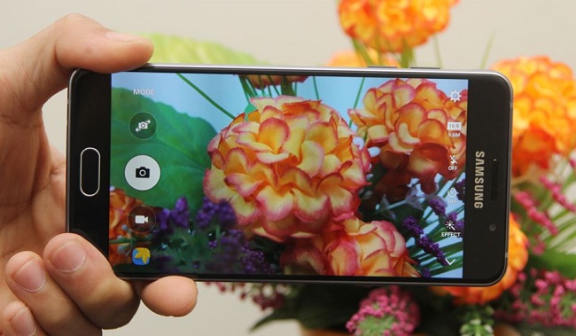 Giao diện chụp ảnh của Samsung Galaxy A5 2016