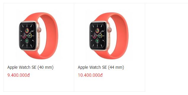Đặt mua Apple Watch SE