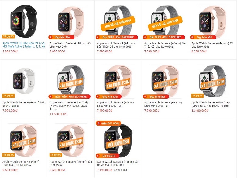 gái apple watch series 4