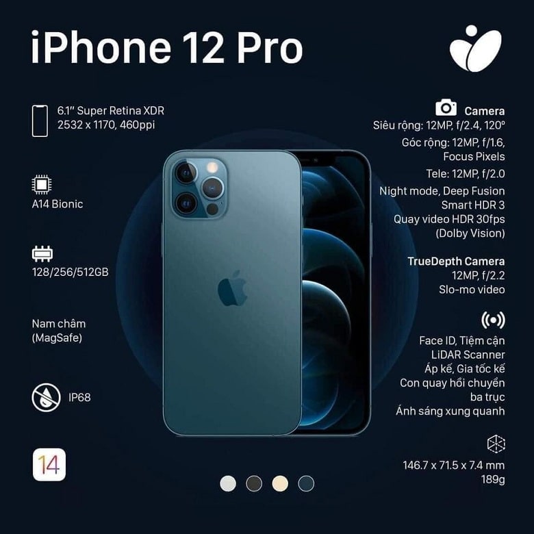 iPhone 12 Pro quốc tế giá bao nhiêu, tại Việt Nam iPhone 12 Pro giá bao  nhiêu?