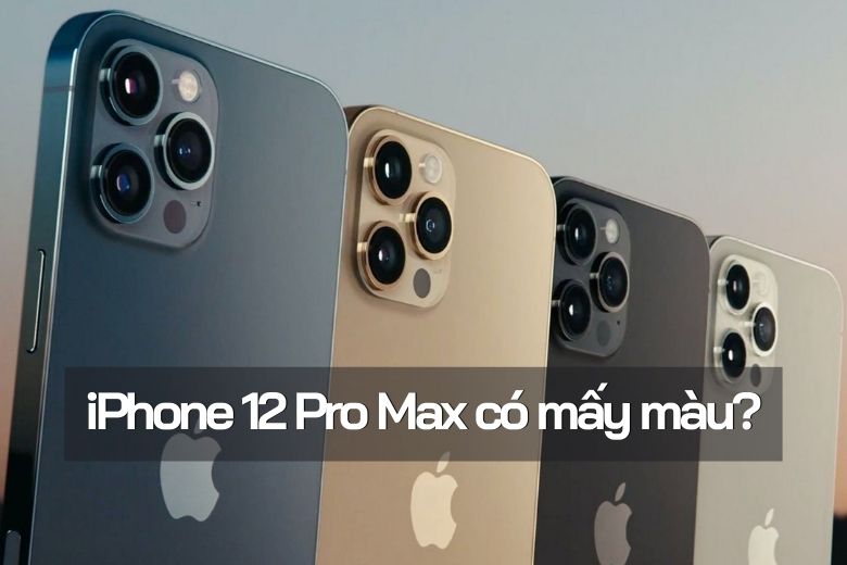 iPhone 12 pro max có mấy màu