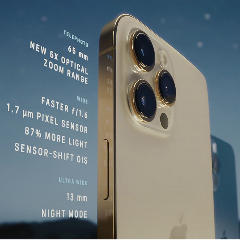 thông số cảm biến camera iphone 12 pro max lớn hơn