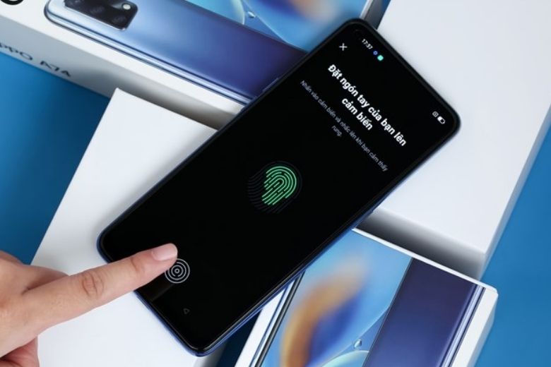 oppo a74 cảm biến vân tay