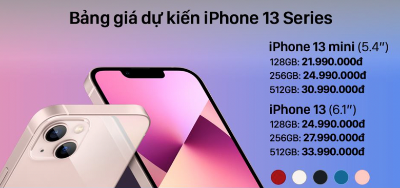 giá bán iPhone 13