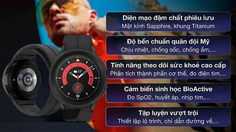 tính năng Galaxy Watch 5 Pro