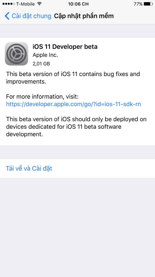 cài ios 11 cài ios 11
