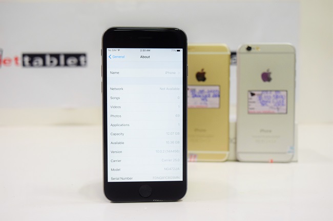 Hình ảnh iPhone 6 Lock: Cấu hình