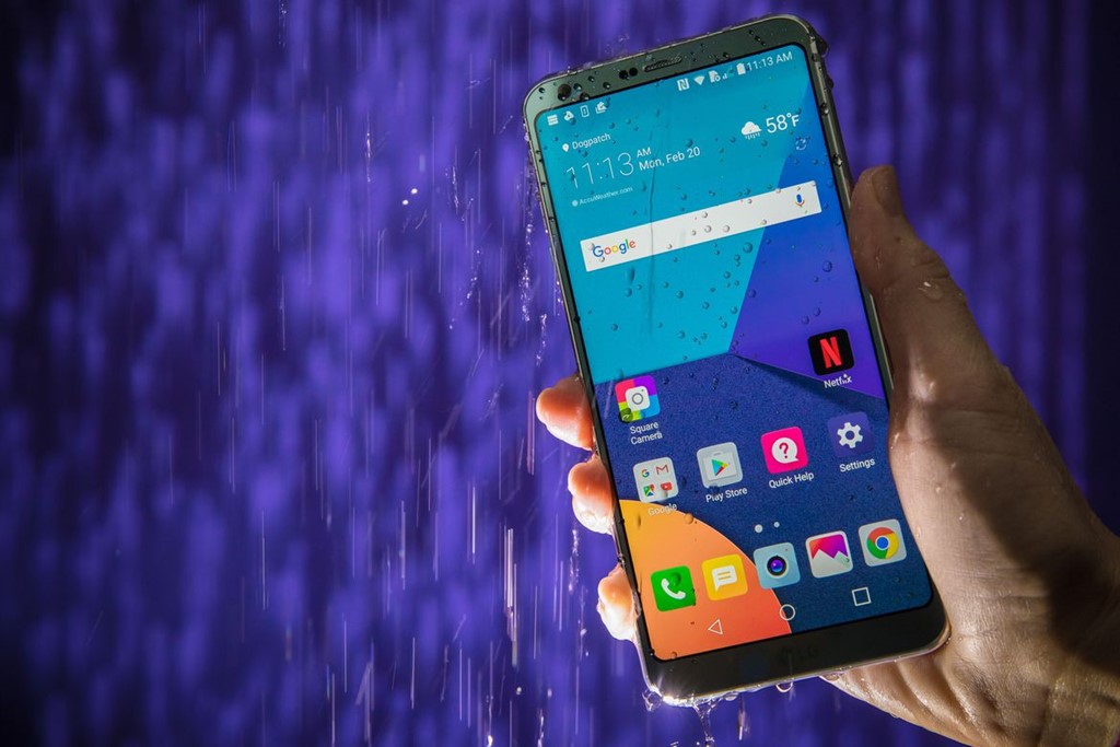 Đánh giá LG G6: chống nước