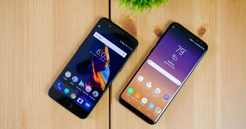 So sánh OnePlus 5 và Samsung Galaxy S8: Màn hình