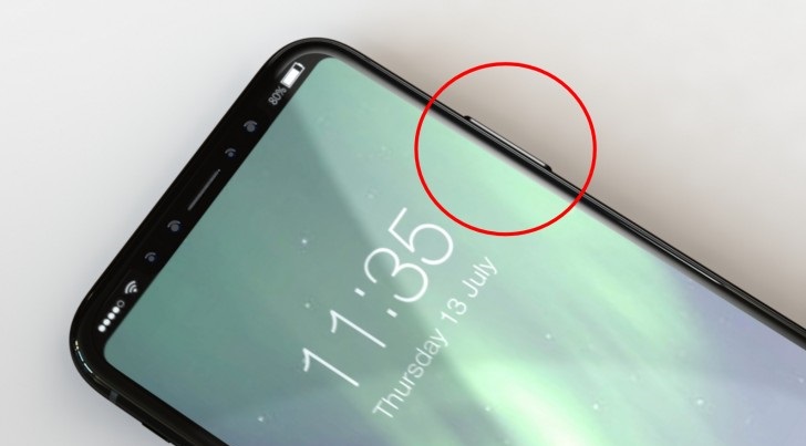 Nút nguồn trên iPhone 8