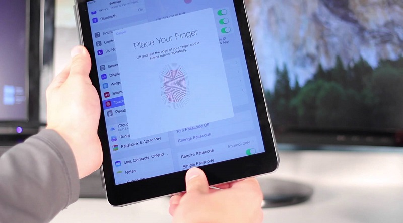 Cách test iPad Air 2 cũ: Touch ID