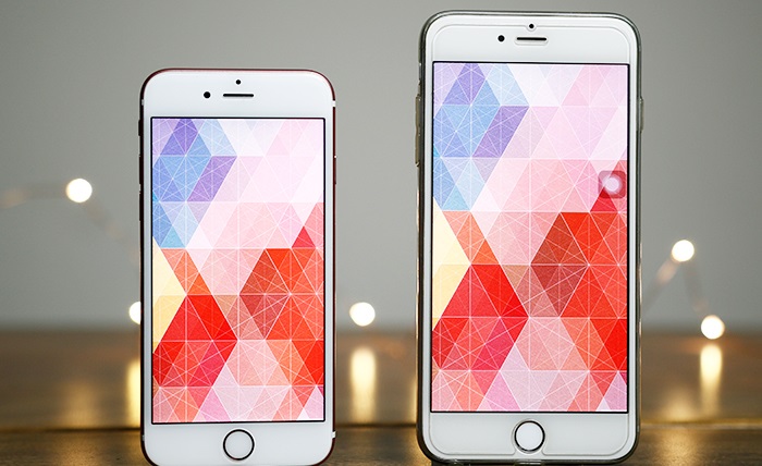 iPhone 6S Lock với iPhone 6 Plus: Màn hình