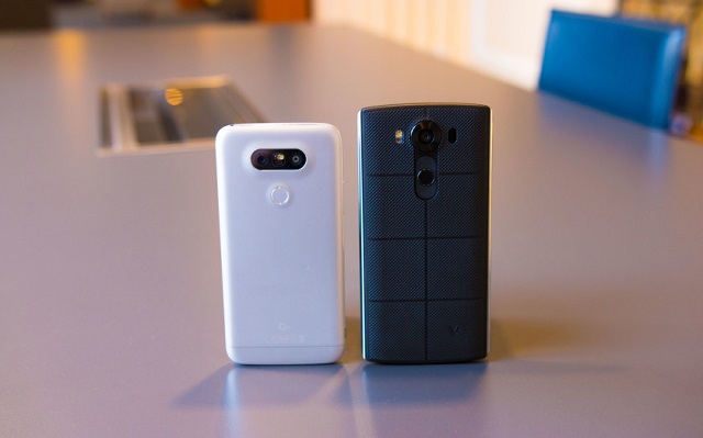 LG G5 và LG V10