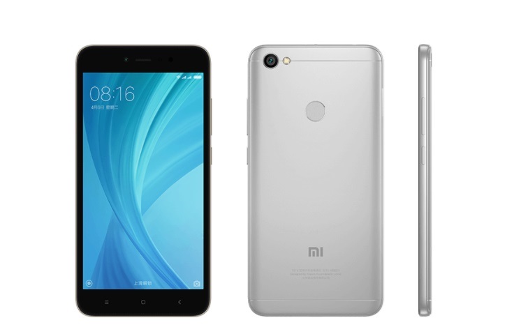 Xiaomi Redmi Note 5A màu xám bạc
