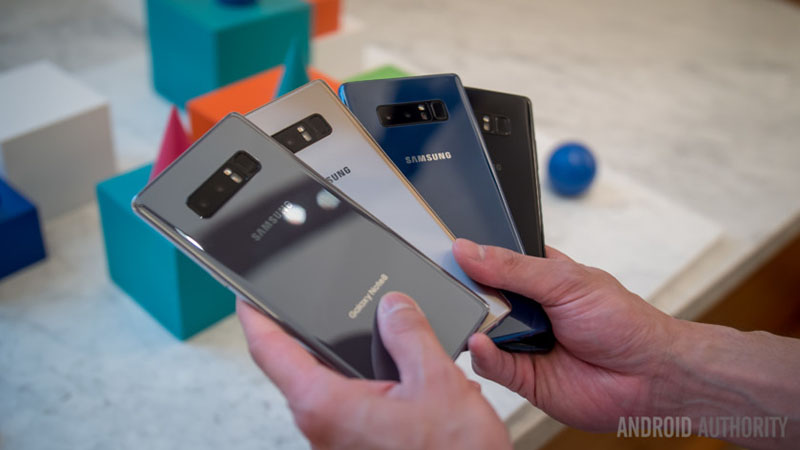 4 màu sắc của Samsung Galaxy Note 8