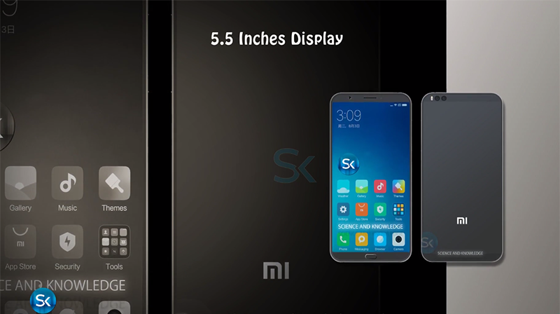 Thiết kế Xiaomi Mi 6C