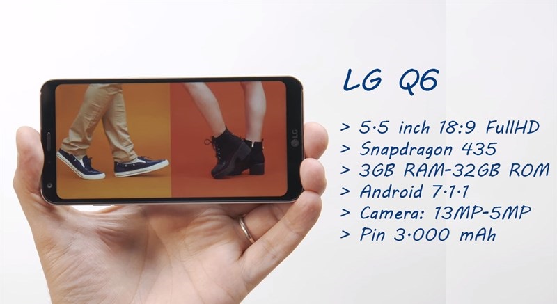 Đập hộp LG Q6: Cấu hình