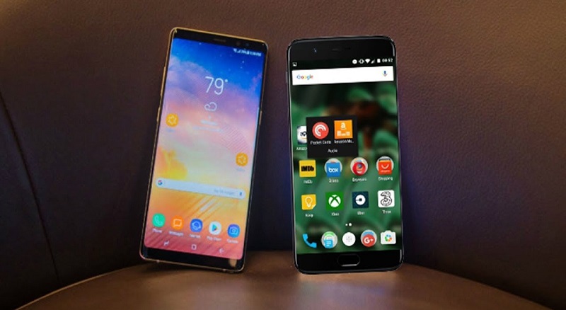 Samsung Galaxy Note 8 vs OnePlus 5