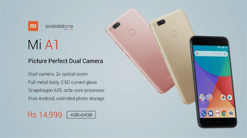 giá bán Xiaomi Mi A1