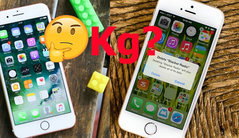 iPhone chứa đầy ứng dụng có nặng hơn chiếc iPhone bộ nhớ trống không?