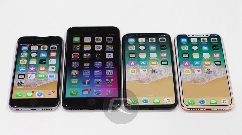 iPhone 8 đọ dáng với iPhone 7 Plus và các thế hệ đàn anh