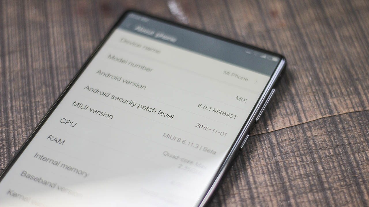 trên tay Xiaomi Mi Mix trên tay Xiaomi Mi Mix
