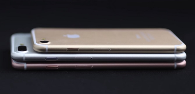 iPhone 7 sẽ được trang bị RAM 3 GB, chip A10 2.4 GHz, chống nước và có màu mới