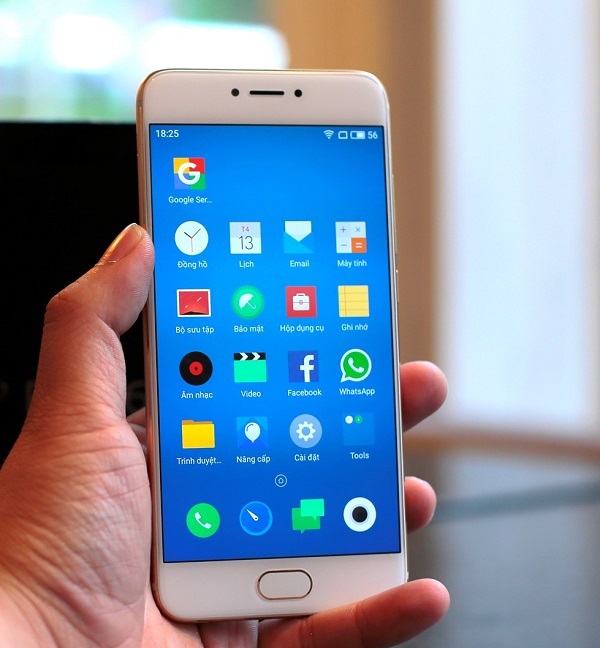 Công nghệ Super AMOLED giúp màn hình của Meizu Pro 6 hiển thị sắc nét trung thực