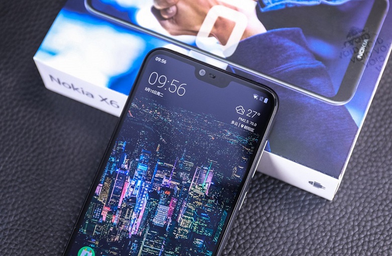 màn hình tai thỏ nokia x6 2018