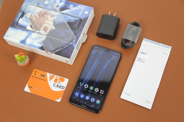 mở hộp nokia x6 xách tay