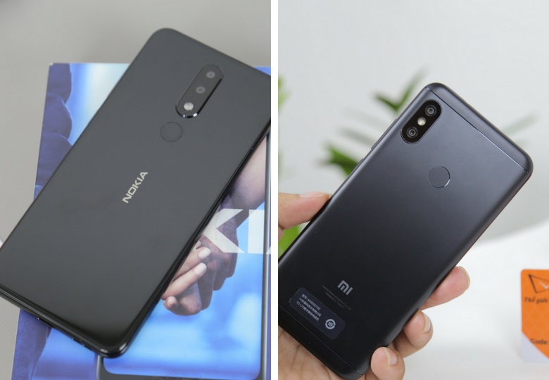 Nokia X5 và redmi 6 pro camera