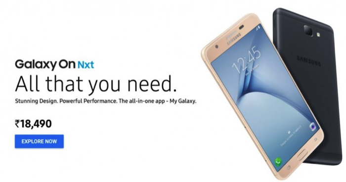 Samsung Galaxy On Nxt cấu hình tầm trung
