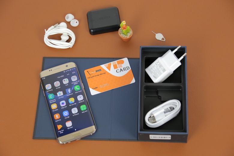 Samsung Galaxy S7 egde 2 sim full box