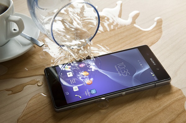 Sony Xperia Z2 cũ có khả năng chống nước đạt chuẩn IP 58
