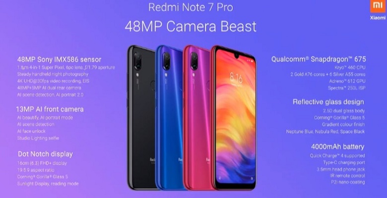 Xiaomi Redmi Note 7 Pro cấu hình vượt trội tầm giá