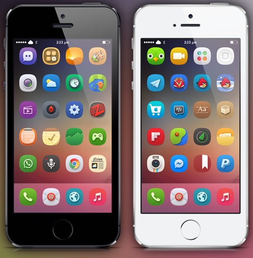 iOS 7 Theme Aura