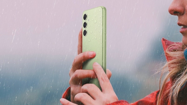 Samsung Galaxy A34 được trang bị kháng nước chuẩn IP67
