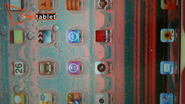 sửa ipad bị màu âm bản