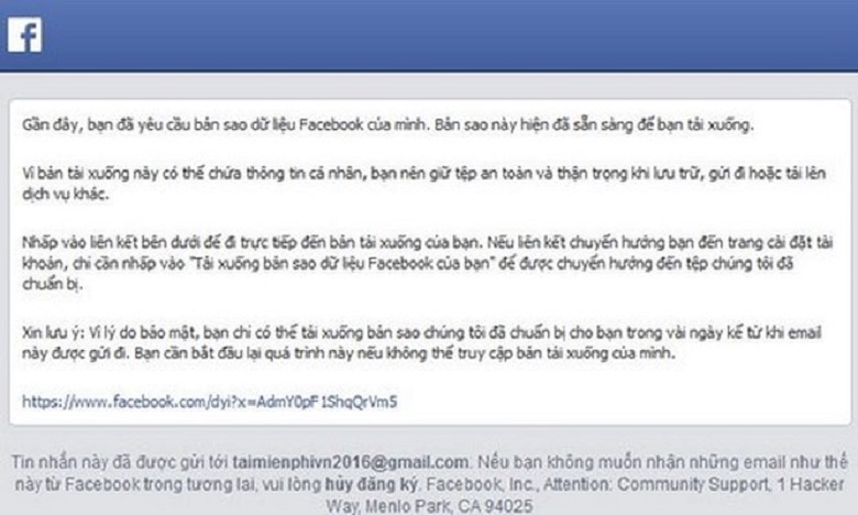 cách phục hồi tin nhắn facebook cách 3