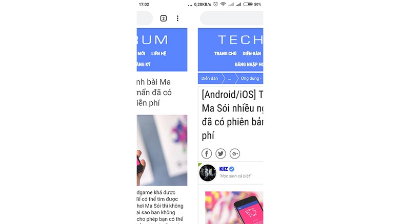 tìm kiếm nhanh từ khoá trên Chrome